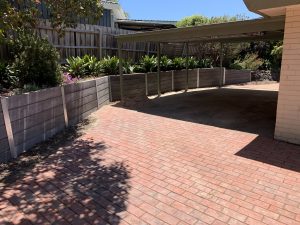 frankston south retaining wall replacement