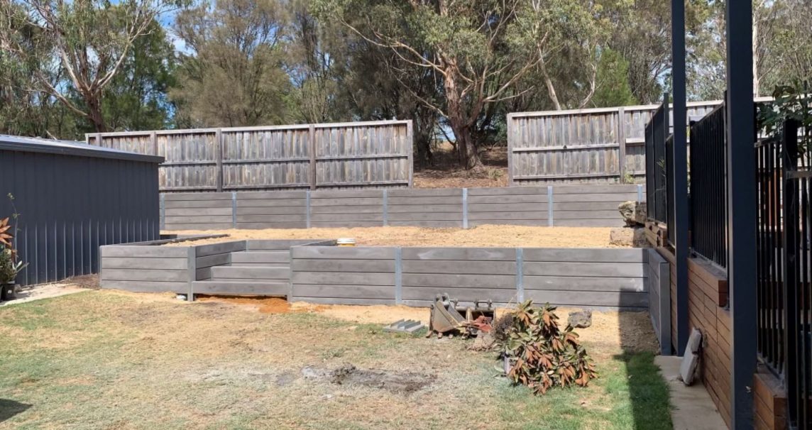 retaining wall replacement in langwarrin